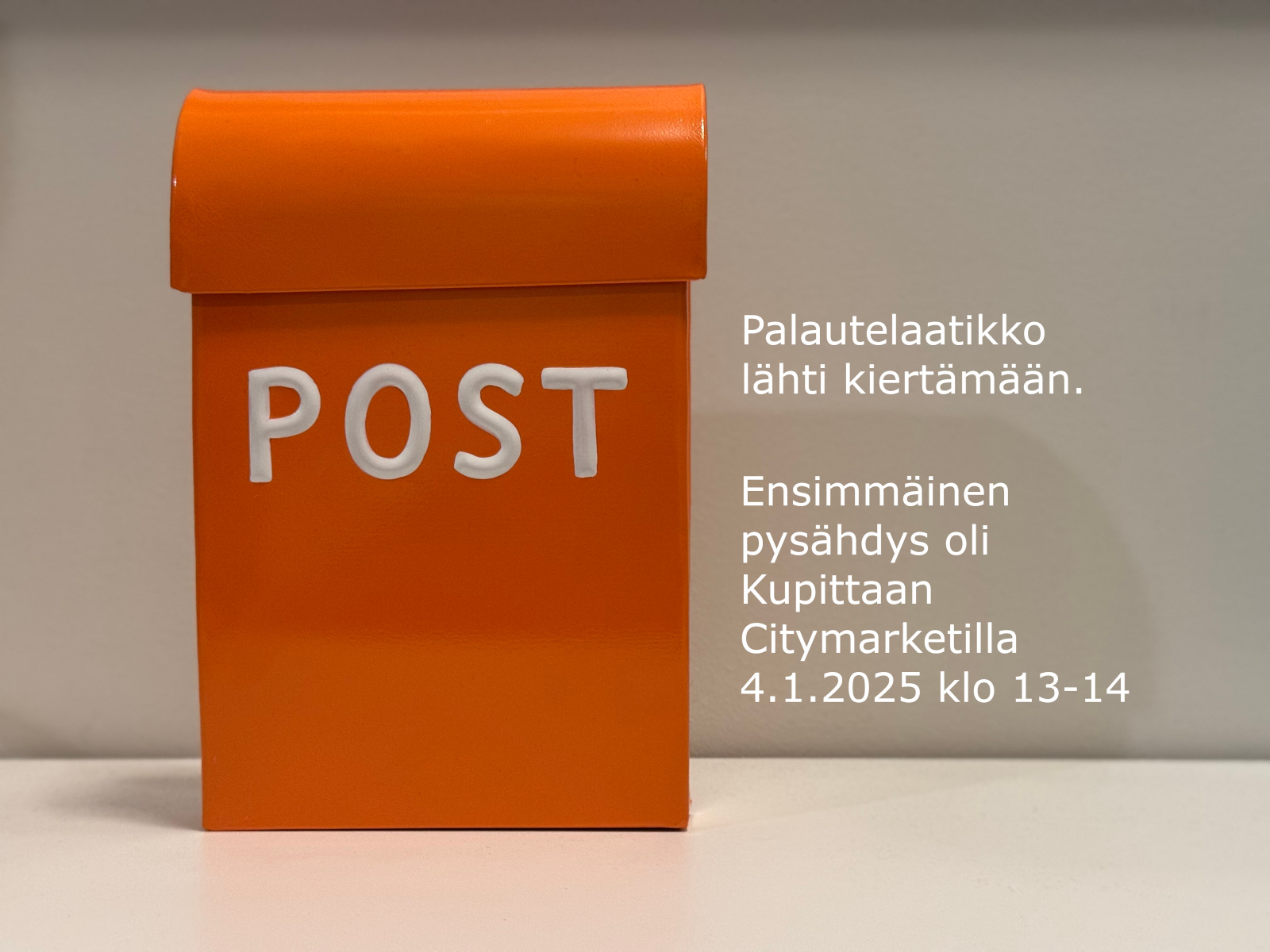 Palautteiden kerääminen kaupunkilaisilta käynnistyi